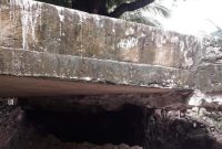 Crossway di Dusun Duli Desa Reroroja yang nyaris putus (foto: istimewa)