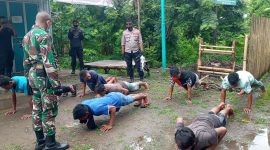 Hukuman push-up bagi pelanggar protokol kesehatan, Sabtu (6/2)