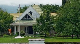 Rujab Bupati Sikka di Jalan Eltari kondisi Selasa (9/2)