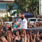 Presiden Jokowi disambut hangat di Kota Maumere, Selasa (23/2)