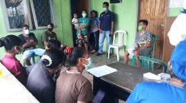 Foto: Suasana rapid antigen paskah kunjungan presiden (foto: istimewa)