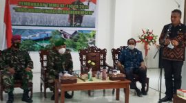 Bupati Sikka membuka secara resmi TMMD ke-110, Selasa (2/3)