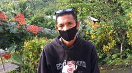 Tarsisius Nong Manis, warga Desa Persiapan Pelibaler (foto: istimewa)
