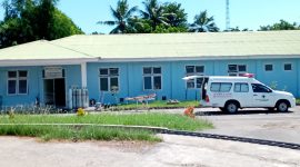 Suasana ruangan isolasi Covid RSUD TC Hillers Maumere beberapa hari lalu