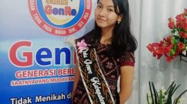 Maria Christina Clara Bela, siswi Kelas VIII SMPK Frater Maumere (foto: istimewa)