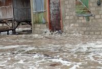 Banjir rob di Desa Kojagete, Jumat (2/4) (foto: istimewa)