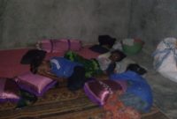 Suasana di lokasi pengungsian di Desa Semparong, Sabtu (3/4) (foto: istimewa)