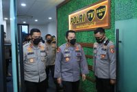 Kapolri Jenderal Listyo Sigit Prabowo meresmikan Polri TV-Radio, Senin (12/4) (foto: istimewa)
