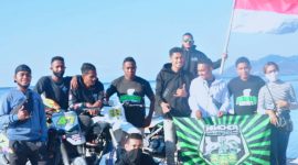 Komunitas Kracker Mof pose pada sebuah kegiatan beberapa waktu lalu (foto: istimewa)