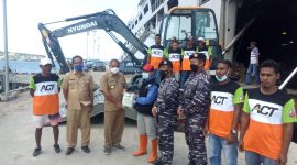 Exavator bantuan Kemensos RI (foto: istimewa)