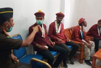 Kajari Sikka Fahmi audiens dengan perwakilan PMKRI Maumere, Jumat (21/5)