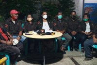 KBPP Sikka Pro AD/ART menggelar konperensi pers terkait konflik internal, Jumat (28/5)