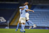 Pemain Manchester City merayakan sukses ke Fnal Liga Champion (foto: istimewa)