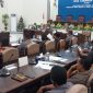 Suasana Rapat Kerja antara DPRD Sikka dan Bupati Sikka terkait pinjaman daerah, Senin (15/6)