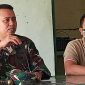 Dandim Sikka Letkol Inf Mohamad Jafar (kiri) didampingi Kasdim Sikka Mayor Inf Pande Gede Swiyatmika saat silaturahmi bersama wartawan, Jumat (25/6)
