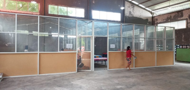 Dua kamar di lokasi karantina terpusat di belakang SIC