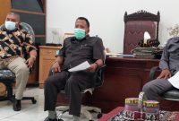 Pimpinan DPRD Sikka menggelar konperensi pers tentang pinjaman daerah, Senin (2/8)