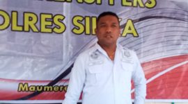 Kasatnarkoba Polres Sikka Iptu Mesakh Yohanes, salah satu perwira yang dimutasi  
