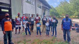 Sejumlah penghuni karantina terpusat dinyatakan sembuh beberapa hari lalu (foto: istimewa)