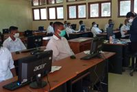 Suasana SKD CPNSD Tahun 2021, Selasa (12/10) sesi ketiga