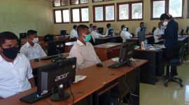 Suasana SKD CPNSD Tahun 2021, Selasa (12/10) sesi ketiga