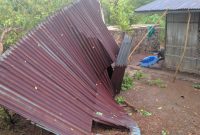 Rumah yang jadi korban angin puting beliung, Sabtu (30/10)