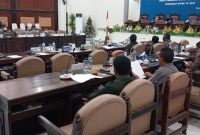 Suasana sidang paripurna, Selasa (2/11)