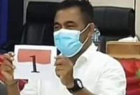 Ericos Emanuel Rede, saat penarikan nomor urut Calon Wakil Bupati Ende beberapa waktu lalu (foto: istimewa)
