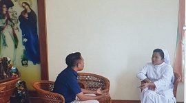 Suster Consita, anggota Kongregasi Puteri Reinha Rosari (PRR) Larantuka