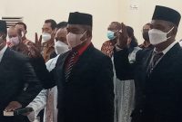 Tiga Pejabat Pimpinan Tinggi Pratama dilantik Bupati Sikka, Selasa (11/1) 