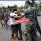 Aksi kekerasan yang dilakukan oknum TNI-AD terhadap seorang warga adat, Selasa (18/1)