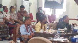 Suasana rapat dengar pendapat terkait dana BOK 2021, Kamis (10/2) 