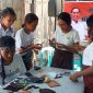 Salah satu kegiatan pelatihan UMKM yang diisiatifi Calon Bupati Sikka Flori Mekeng beberapa waktu lalu di Desa Sikka