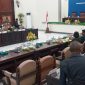 Suasana sidang paripurna DPRD Sikka, Senin (21/3)