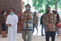 Kunjungan Duta Baca Indonesia di SMPK Frater Maumere, Selasa (22/3)