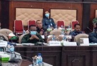 Suasana sidang paripurna LKPJ TA 2021, Rabu (23/3) malam, sidang ditunda karena ketidakhadiran Bupati Sikka 