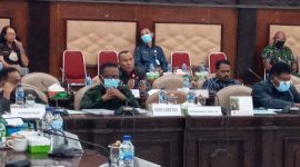 Suasana sidang paripurna LKPJ TA 2021, Rabu (23/3) malam, sidang ditunda karena ketidakhadiran Bupati Sikka 