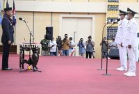 Gubernur NTT Viktor Bungtilu Laiskodat melantik Penjabat Bupati Flotim dan Penjabat Bupati Lembata, Minggu (22/5) (foto: istimewa)