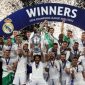 Euforia Real Madrid usai berhasil meraih trofi Liga Champion 2022, Minggu (29/5)