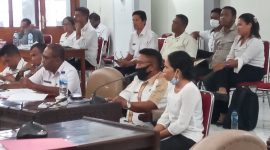 MRL, bendahara pembantu pengeluaran BTT pada BPBD Sikka 