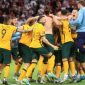 Euforia pemain tim nasional Australia usai memastikan langkah ke putaran final Piala Dunia 2022 di Qatar