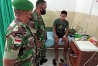 Serda Sidiq Suryawan saat perawatan di RS Santo Gabriel Kewapante beberapa waktu lalu