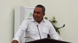 Sekretaris Fraksi Partai Gerindra Sufriyance Merison Botu 