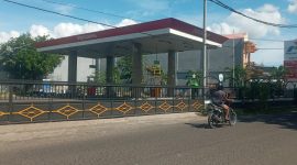SPBU Mawarani ditutup, kondisi Senin (4/7)