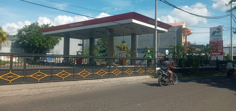 SPBU Mawarani ditutup, kondisi Senin (4/7)