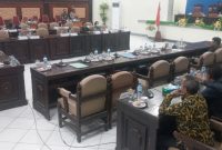 Suasana sidang paripurna, Jumat (22/7) malam