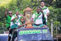 Kontingen Persami Maumere tiba di Kota Ende pada tahun 2017 dengan membawa Piala Bergilir ETMC