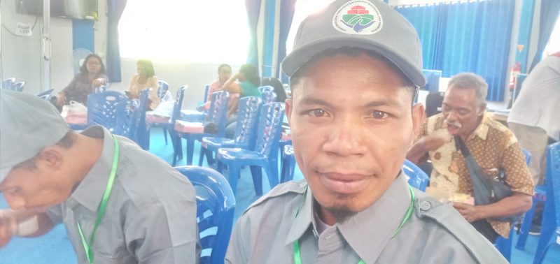 Anselmus Goleng, salah satu peserta program transmigrasi ke Kabupaten Mamasa Propinsi Sulawesi Barat