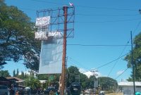 Aksi demo Agustinus Woro di Maumere, Jumat (2/9)