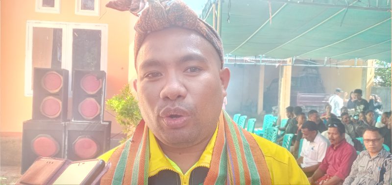 Ketua Kontingen PS Malaka Robertus Belarnimus Klau